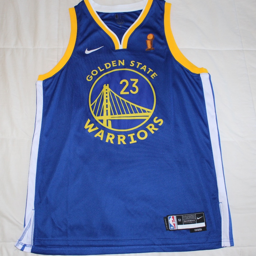 NWOT Draymond Green Blue/Gold Jersey XL